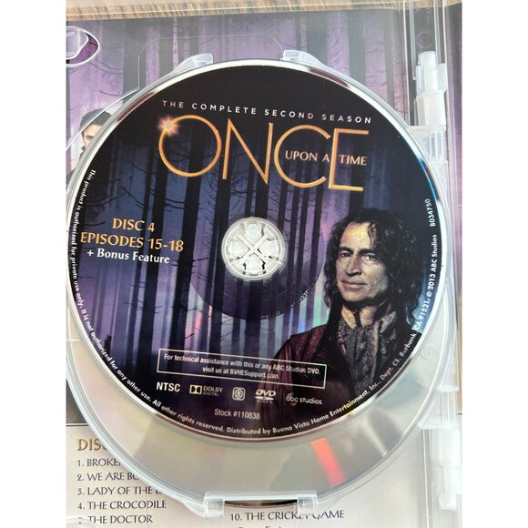Once Upon A Time The Complete Second Season 2013 DVD Drama Fantasy Pre-Owned - Picture 6 of 10